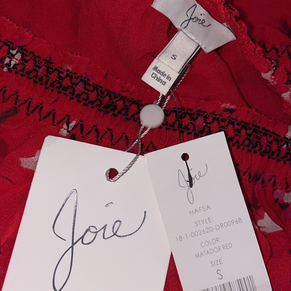 Joie Hafsa Silk One Shoulder Dress - Picture 6 of 6